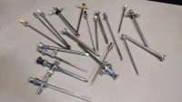 LOT OF UROLOGY SHEATHS, TROCARS & OBTURATORS