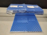 LOT OF 9 SYMMETRY MAT, SILICONE, FOR HALF SIZE BASKETS, DIMENSIONS 11.5 X 11.5 IN; LOT NUMBER 143016; PART NUMBER SM115115; NEW