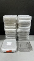 LOT 20 OF FLASHPAK BASKETS, WIRE BASKET, SMALL; LOT NUMBER 161807; PART NUMBER 9020-08; NEW