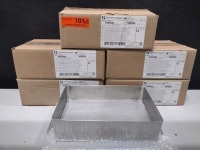 LOT OF 5 TRAY, STERILIZATION, 10 IN X 6 1/2 IN X 2 1/2 IN; LOT NUMBER 1701123; PART NUMBER 20-1006X; NEW