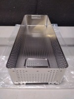 SYMMETRY BASKET, ULTRA CONTAINER STERRAD BASKET, 21 IN X 7 1/2 IN X 4 IN, STAINLESS STEEL; LOT NUMBER 125630; PART NUMBER B21754-SS; NEW