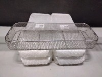 LOT OF 5 FLASHPAK BASKETS, WIRE BASKET, FOR 9040, LARGE; LOT NUMBER 156493; PART NUMBER 9040-08; NEW