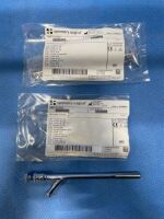 KNIFE MENISCOTOME STRAIGHT LOT 999999 USED PART NUMBER 1010603; BOOKWALTER RETRACTOR ADAPTABLE RING MEDIUM ROUND RING SEGMENTS LOT 3182075 USED PART NUMBER 50-4812; SYMMETRY RETRACTOR KELLY 2 IN WIDE 2 1 2 IN DEEP STANDARD HANDLE 10 1 4 IN LOT 308 16 USED