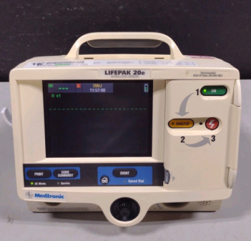 MEDTRONIC/PHYSIO-CONTROL LIFEPAK 20E DEFIB WITH PACING, 3 LEAD ECG, ANALYZE (LOCATED AT 3325 MOUNT PROSPECT ROAD, FRANKLIN PARK, IL, 60131)