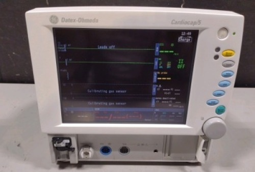 DATEX-OHMEDA CARDIOCAP/5 PATIENT MONITOR (LOCATED AT 3325 MOUNT PROSPECT ROAD, FRANKLIN PARK, IL, 60131)