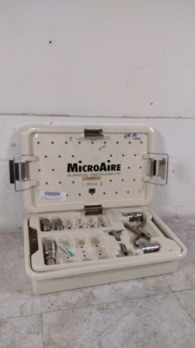 MICROAIRE REF 6642B SMART DRIVER XT DRILL SET TO INCLUDE: HANDPIECE AND ATTACHMENTS (6685, 6680, 6690, 6650, 6645) LOCATED AT 1825 S. 43RD AVE SUITE B2 PHOENIX AZ 85009