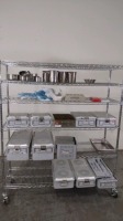 LOT OF EMPTY TRAYS, BOWLS, CUPS, ETC. (NO CART) LOCATED AT 1825 S. 43RD AVE SUITE B2 PHOENIX AZ 85009