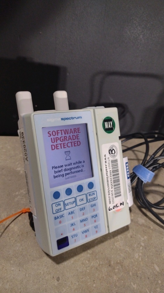 SIGMA SPECTRUM INFUSION PUMP (SOFTWARE VERSION 6.05.14)