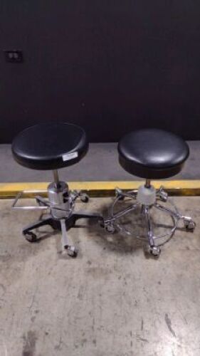 LOT OF (2) EXAM STOOLS (LOCATED AT 3325 MOUNT PROSPECT ROAD, FRANKLIN PARK, IL, 60131)