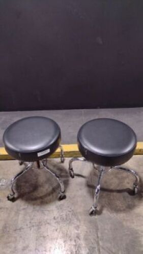 LOT OF (2) EXAM STOOLS (LOCATED AT 3325 MOUNT PROSPECT ROAD, FRANKLIN PARK, IL, 60131)