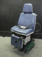 MIDMARK 411 POWER EXAM CHAIR WITH HAND AND FOOT CONTROLS