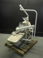 AIDEC POWER DENTAL EXAM CHAIR WITH LIGHT AND FOOT CONTROL