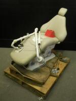 PLANMECA POWER EXAM CHAIR WITH LIGHT AND FOOT CONTROL