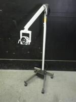 BURTON HALOGEN COOLSPOT EXAM LIGHT ON ROLLING STAND