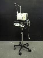 RESPIRONICS BIPAP S-D AIRWAY MANAGEMENT SYSTEM ON ROLLING STAND