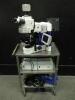 ZEISS AXIO IMAGER.M1 LAB MICROSCOPE WITH 2 EYEPIECES, 2 OBJECTIVES, COOL CUBE1, HBO 100, POWER SUPPLY 231, AND ACCESSORIES (NO CART)