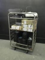 LOT OF POWER SUPPLIES (NO CART)