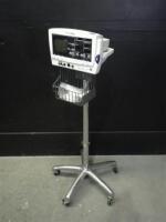 WELCH ALLYN 62000 SERIES VITAL SIGNS MONITOR ON ROLLING STAND