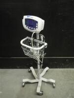 WELCH ALLYN 53000 VITAL SIGNS MONITOR ON ROLLING STAND