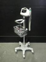 CASMED 740 VITAL SIGNS MONITOR ON ROLLING STAND