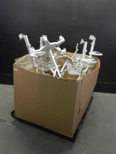 LOT OF ROLLING MONITOR STANDS