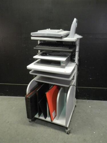 AGFA ID TABLET 5162/110 CR SYSTEM WITH CASSETTES (CART INCLUDED)