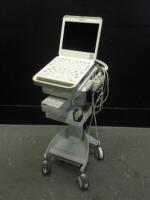 PHILIPS CX50 PORTABLE ULTRASOUND SYSTEM WITH 2 PROBES (L12-3, S5-1) ON CX CART