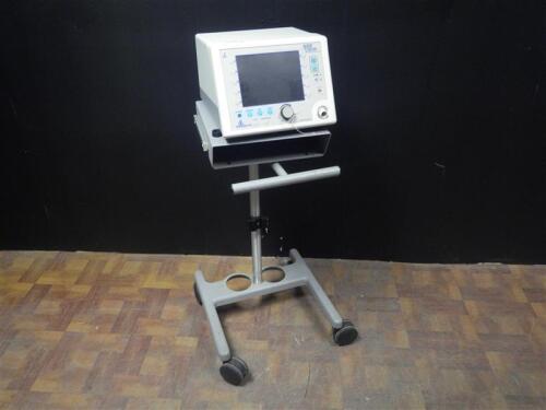 RESPIRONICS BIPAP VISION VENTILATOR ON ROLLING STAND