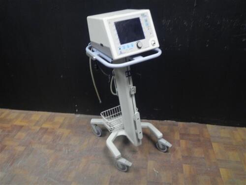 RESPIRONICS BIPAP VISION VENTILATOR ON ROLLING STAND