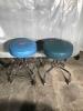 LOT OF 4 EXAM STOOLS