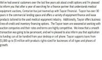 Financing by Taycor