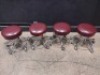 LOT OF (4) STOOLS LOCATED AT 3325 MOUNT PROSPECT RD, FRANKLIN PARK, IL 60131 LOCATED AT 3325 MOUNT PROSPECT RD, FRANKLIN PARK, IL 60131