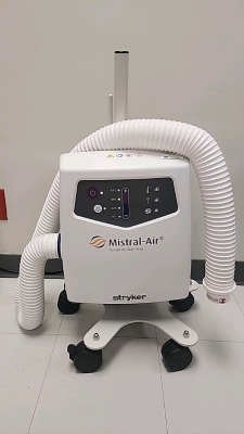STRYKER MISTRAL-AIR FORCED AIR WARMING UNIT ON ROLLING STAND LOCATED AT 1825 S. 43RD AVE SUITE B2 PHOENIX AZ 85009