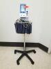 OMRON HEM 907XL VITAL SIGNS MONITOR ON CART