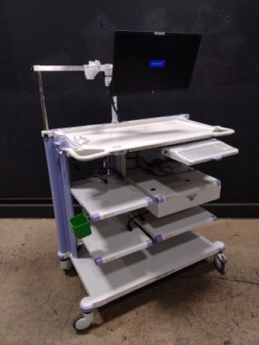 OLYMPUS ENDOSCOPY CART WITH HP MONITOR LOCATED AT 3325 MOUNT PROSPECT RD, FRANKLIN PARK, IL 60131 LOCATED AT 3325 MOUNT PROSPECT RD, FRANKLIN PARK, IL 60131