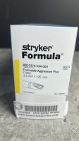 STRYKER 0375-534-000 FORMULA AGGRESSIVE PLUS CUTTER 3.5MM X 125MM QTY 5 PER BOX EXP 10-24-2027 LOCATED AT 3325 MOUNT PROSPECT RD, FRANKLIN PARK, IL 60131 LOCATED AT 3325 MOUNT PROSPECT RD, FRANKLIN PARK, IL 60131