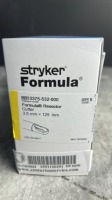 STRYKER 0375-532-000 FORMULA RESECTOR CUTTER 3.5MM X 125MM QTY 5 PER BOX EXP 12-06-2027 LOCATED AT 3325 MOUNT PROSPECT RD, FRANKLIN PARK, IL 60131 LOCATED AT 3325 MOUNT PROSPECT RD, FRANKLIN PARK, IL 60131