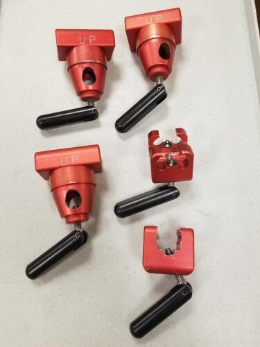 SCHUERCH LOT OF 5 TABLE CLAMPS