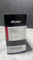 STRYKER 0485-840-000 CROSS BLADE XL DIAMOND ROUND BUR 4.0MM-180MM QTY 5 PER BOX EXP 02-28-2028 LOCATED AT 3325 MOUNT PROSPECT RD, FRANKLIN PARK, IL 60131 LOCATED AT 3325 MOUNT PROSPECT RD, FRANKLIN PARK, IL 60131