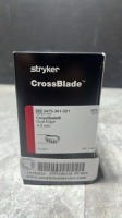 STRYKER 0475-341-001 CROSS BLADE DUAL EDGE 4.0MM QTY 5 PER BOX EXP 03-15-2027 LOCATED AT 3325 MOUNT PROSPECT RD, FRANKLIN PARK, IL 60131 LOCATED AT 3325 MOUNT PROSPECT RD, FRANKLIN PARK, IL 60131