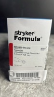 STRYKER 0375-940-200 FORMULA UNHOODED 6-FLUTE ROUND BUR 4.0MM X 125MM QTY 5 PER BOX EXP 03-14-2027 LOCATED AT 3325 MOUNT PROSPECT RD, FRANKLIN PARK, IL 60131 LOCATED AT 3325 MOUNT PROSPECT RD, FRANKLIN PARK, IL 60131