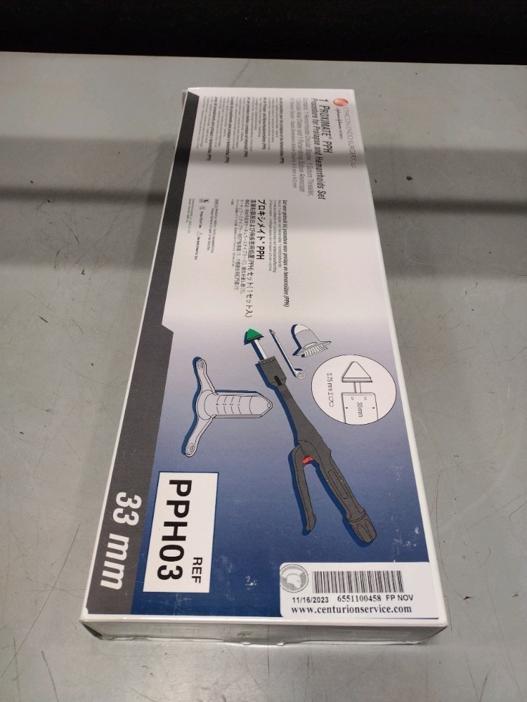 ETHICON ENDO-SURGERY REF: PPH03 PROXIMATE PPH PROCEDURE 33MM FOR ...