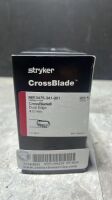 STRYKER 0475-341-001 CROSS BLADE DUAL EDGE 4.0MM QTY 5 PER BOX EXP 06-09-2027 LOCATED AT 3325 MOUNT PROSPECT RD, FRANKLIN PARK, IL 60131