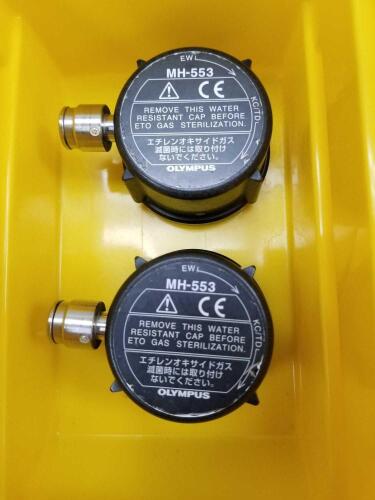 OLYMPUS MH-553 LOT OF 2 WATER RESISTANT CAPS