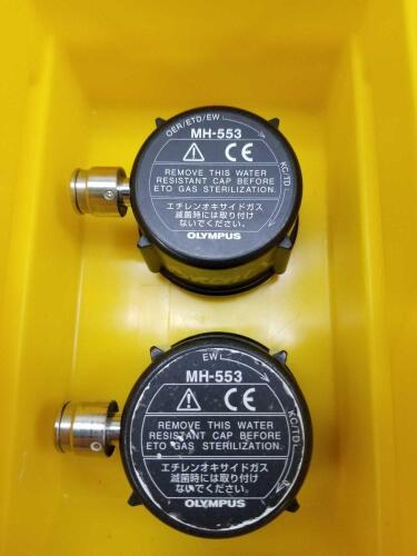 OLYMPUS MH-553 LOT OF 2 WATER RESISTANT CAPS