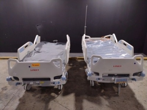 LOT OF (2) LINET HOSPITAL BEDS