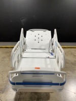 STRYKER SECURE 3005 S3 HOSPITAL BED WITH HEAD & FOOTBOARD (CHAPERONE WITH ZONE CONTROL, BED EXIT, SCALE) (IBED AWARENESS)