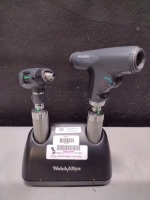 WELCH ALLYN OTO/OPHTHALMOSCOPE WITH 7114 CHARGER & HEADS