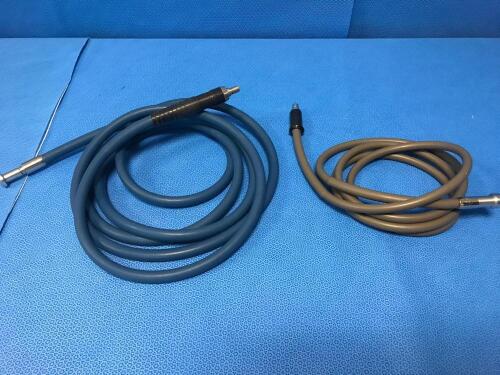 LOT OF 2 FIBEROPTIC LIGHT CABLES