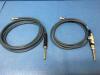 LOT OF 2 FIBEROPTIC LIGHT CABLES